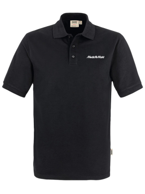 Herren Poloshirt Mikralinar Schwarz